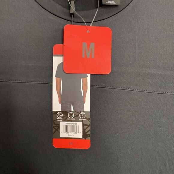 SPYDER Active Men’s Black 4 Way Stretch T Shirt Size M NWT - Picture 3 of 6